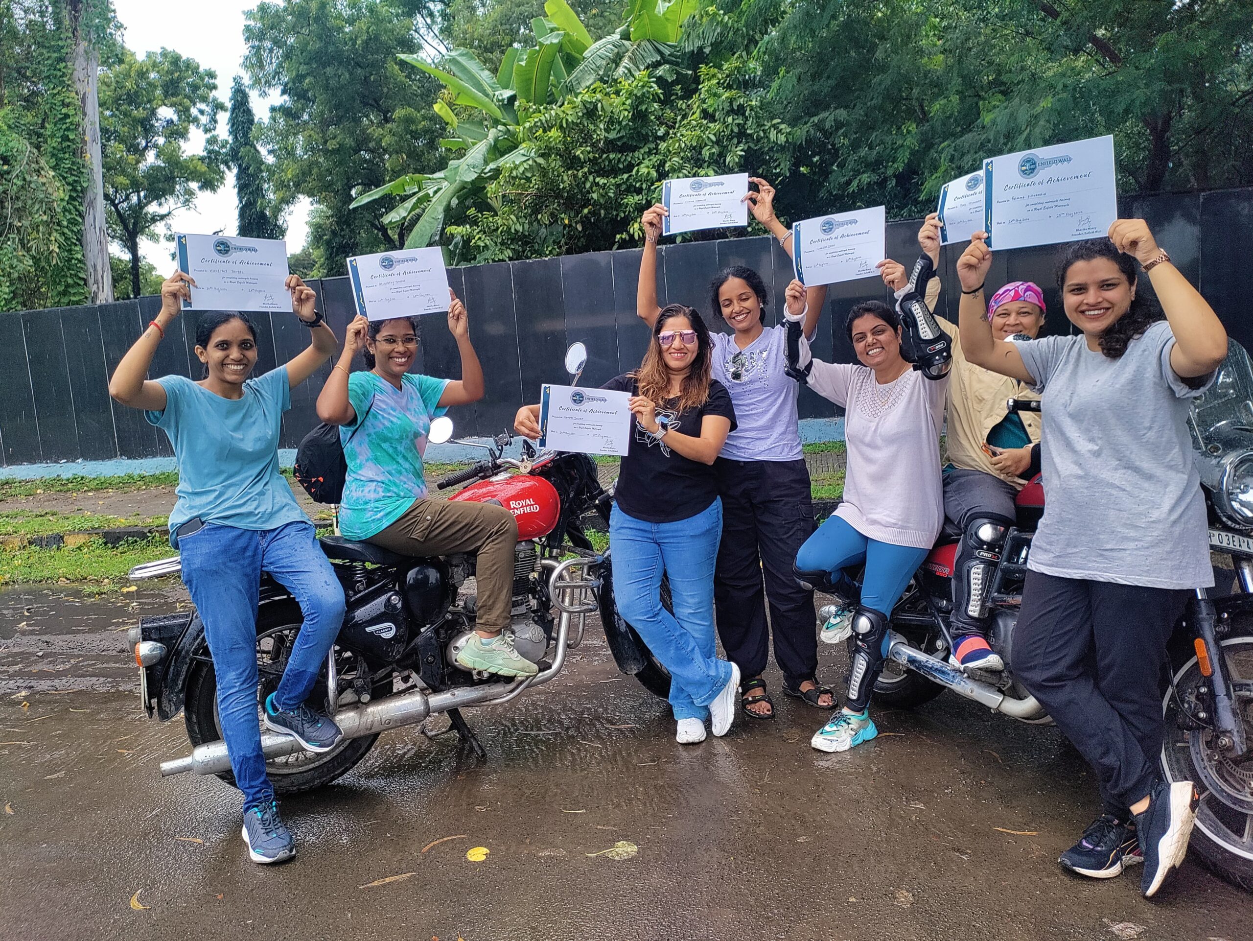 Enfield Wali Bike Training