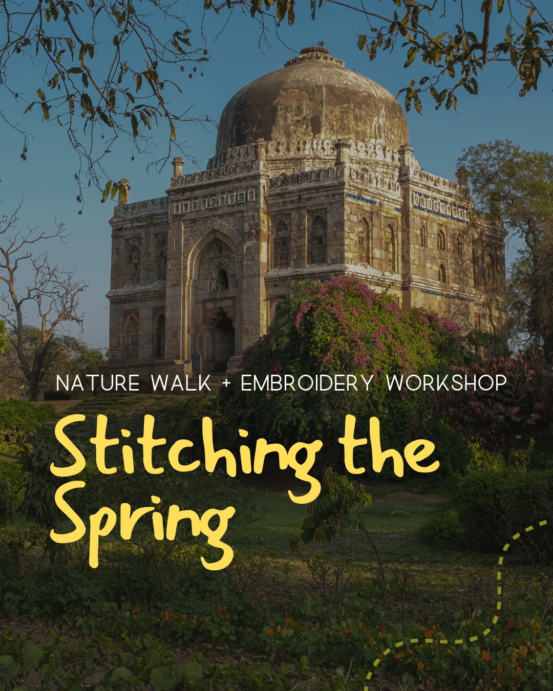 Stitching the Spring: Women Only Nature Walk + Embroidery Workshop